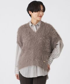 EVEX by KRIZIA / エヴェックス バイ クリツィア ニット・セーター | フェザータッチVネックニットベスト