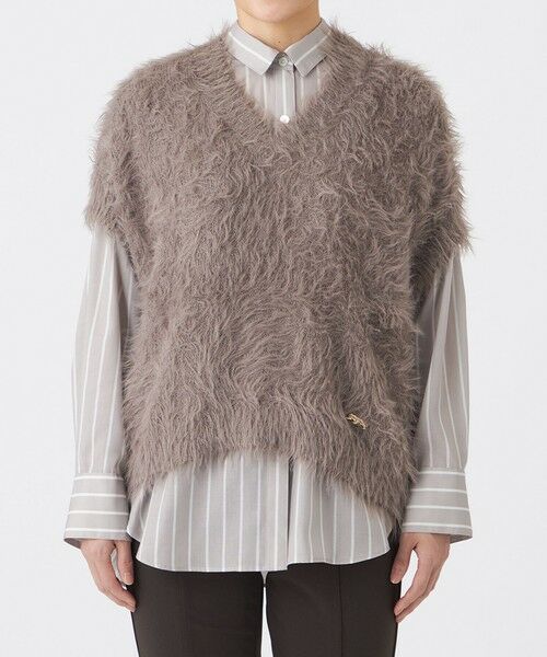 EVEX by KRIZIA / エヴェックス バイ クリツィア ニット・セーター | フェザータッチVネックニットベスト | 詳細3