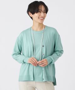 EVEX by KRIZIA / エヴェックス バイ クリツィア ニット・セーター | 【ウォッシャブル】ハイゲージラインニットカーディガン