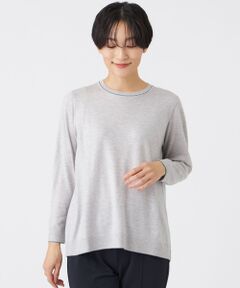 EVEX by KRIZIA / エヴェックス バイ クリツィア ニット・セーター | 【ウォッシャブル】ハイゲージラインニットプルオーバー