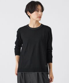 EVEX by KRIZIA / エヴェックス バイ クリツィア ニット・セーター | 【ウォッシャブル】ハイゲージラインニットプルオーバー