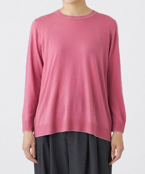 EVEX by KRIZIA / エヴェックス バイ クリツィア ニット・セーター | 【ウォッシャブル】ハイゲージラインニットプルオーバー | 詳細5