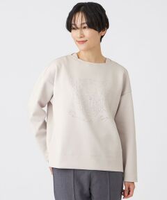 EVEX by KRIZIA / エヴェックス バイ クリツィア カットソー | 【ウォッシャブル】ホットフィットダンボールニットプルオーバー