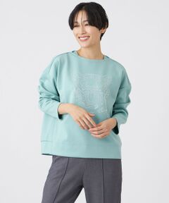 EVEX by KRIZIA / エヴェックス バイ クリツィア カットソー | 【ウォッシャブル】ホットフィットダンボールニットプルオーバー