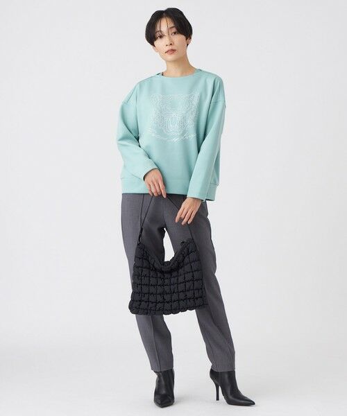 EVEX by KRIZIA / エヴェックス バイ クリツィア カットソー | 【ウォッシャブル】ホットフィットダンボールニットプルオーバー | 詳細2