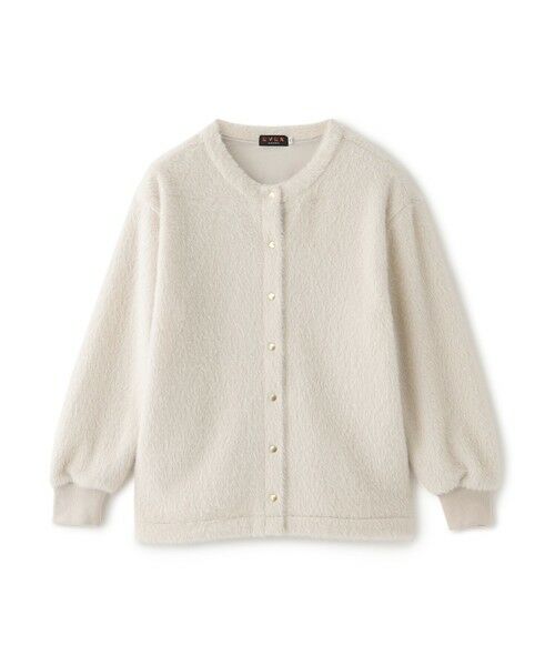 EVEX by KRIZIA / エヴェックス バイ クリツィア カットソー | 【ウォッシャブル】テディファーカーディガン（ベージュ1）