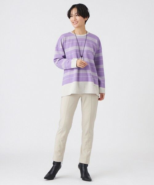 EVEX by KRIZIA / エヴェックス バイ クリツィア その他パンツ | 【ウォッシャブル】裏起毛ハイテンションクロップドパンツ | 詳細3