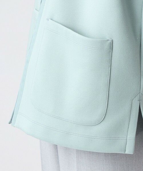 EVEX by KRIZIA / エヴェックス バイ クリツィア ノーカラージャケット | 【マシンウォッシャブル】ゼブラプリントダンボールニットコーディガン | 詳細7