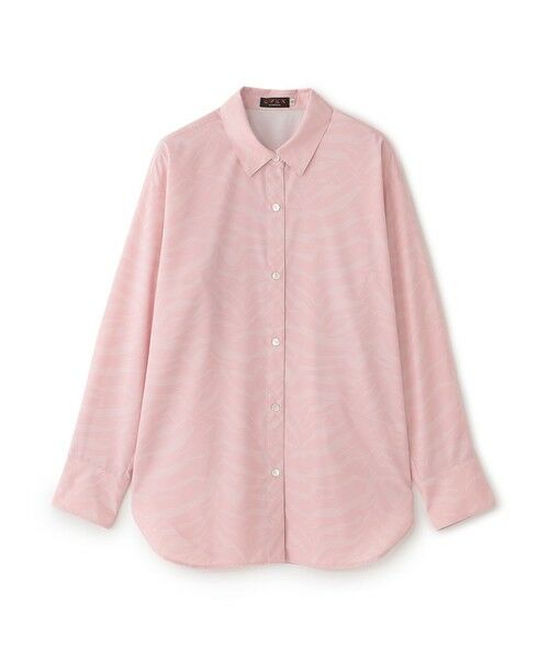 EVEX by KRIZIA / エヴェックス バイ クリツィア シャツ・ブラウス | 【マシンウォッシャブル】ゼブラプリントソフトタイプライターシャツ（ピンク3）