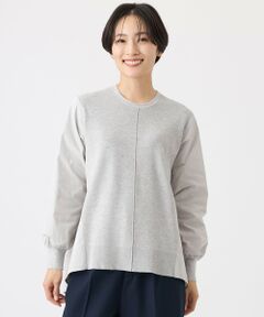 【ウォッシャブル】タフタコンビニットプルオーバー