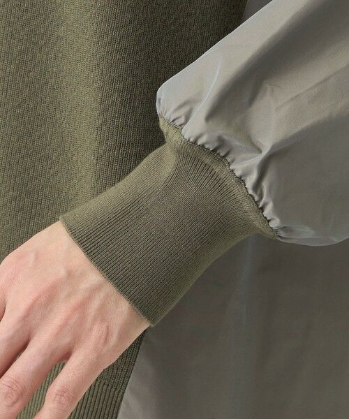 EVEX by KRIZIA / エヴェックス バイ クリツィア ニット・セーター | 【ウォッシャブル】タフタコンビニットプルオーバー | 詳細7