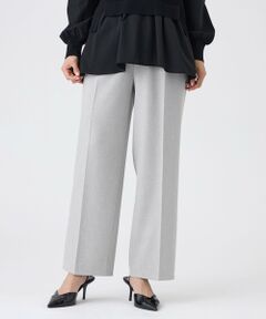 【美シルエット・ウォッシャブル】ストレッチツイルタックパンツ