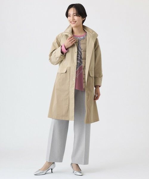 EVEX by KRIZIA / エヴェックス バイ クリツィア その他パンツ | 【美シルエット・ウォッシャブル】ストレッチツイルタックパンツ | 詳細4