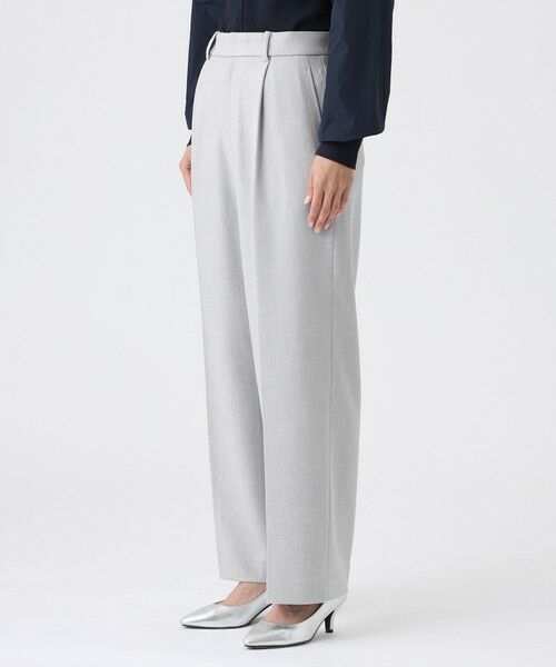 EVEX by KRIZIA / エヴェックス バイ クリツィア その他パンツ | 【美シルエット・ウォッシャブル】ストレッチツイルタックパンツ | 詳細8