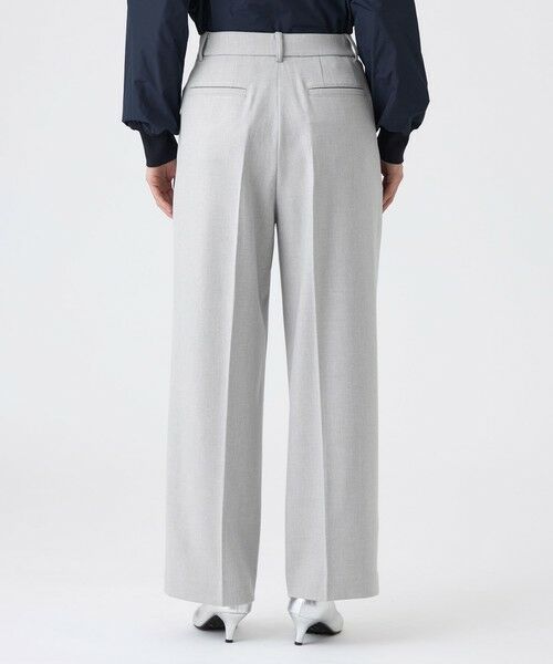 EVEX by KRIZIA / エヴェックス バイ クリツィア その他パンツ | 【美シルエット・ウォッシャブル】ストレッチツイルタックパンツ | 詳細9