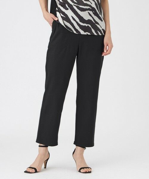 EVEX by KRIZIA / エヴェックス バイ クリツィア その他パンツ | 【カタログ掲載・接触冷感・吸水速乾・UV対策・透け防止・マシンウォッシャブル】ファンクションオックスベイカーパンツ（ブラック1）