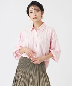 EVEX by KRIZIA / エヴェックス バイ クリツィア シャツ・ブラウス | 【カタログ掲載・ウォッシャブル】ハイゲージストライプジャージーシャツ