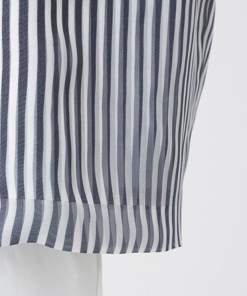 EVEX by KRIZIA / エヴェックス バイ クリツィア シャツ・ブラウス | 【カタログ掲載・ウォッシャブル】レイヤードストライプシャツ | 詳細6