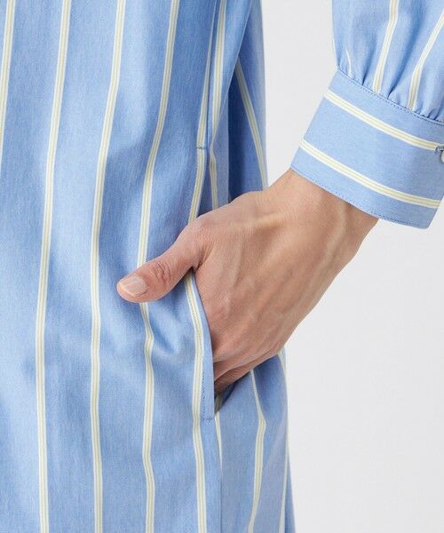 EVEX by KRIZIA / エヴェックス バイ クリツィア シャツ・ブラウス | 【カタログ掲載・ウォッシャブル】ハイゲージストライプジャージーチュニックブラウス | 詳細7