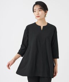 EVEX by KRIZIA / エヴェックス バイ クリツィア カットソー | 【接触冷感・マシンウォッシャブル】ハイゲージメリルハイテンションチニックカットソー