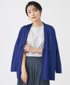 EVEX by KRIZIA / エヴェックス バイ クリツィア カットソー | 【接触冷感・ウォッシャブル】ハイゲージ天竺カーディガン
