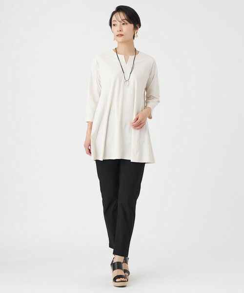 EVEX by KRIZIA / エヴェックス バイ クリツィア その他パンツ | 【定番人気・新色】【接触冷感・UVカット・ウォッシャブル】メリルハイテンションテーパードパンツ | 詳細2