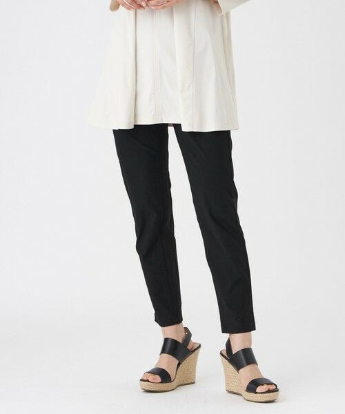 EVEX by KRIZIA / エヴェックス バイ クリツィア その他パンツ | 【定番人気・新色】【接触冷感・UVカット・ウォッシャブル】メリルハイテンションテーパードパンツ（ブラック1）