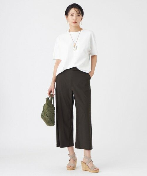 EVEX by KRIZIA / エヴェックス バイ クリツィア その他パンツ | 【定番人気・新色】【接触冷感・UVカット・ウォッシャブル】メリルハイテンションワイドパンツ | 詳細7