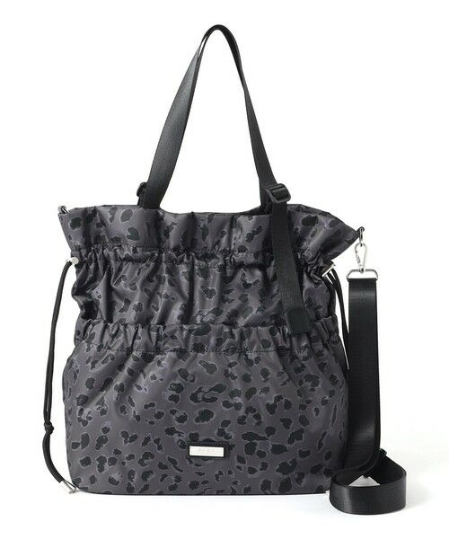 EVEX by KRIZIA / エヴェックス バイ クリツィア メッセンジャーバッグ・ウエストポーチ | アニマルプリントトートバッグ（ダークグレー）