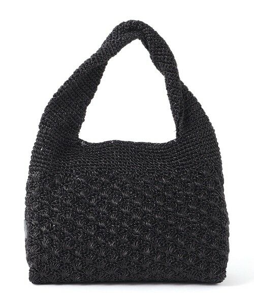 EVEX by KRIZIA / エヴェックス バイ クリツィア メッセンジャーバッグ・ウエストポーチ | メタリックニットバッグ（ブラック1）