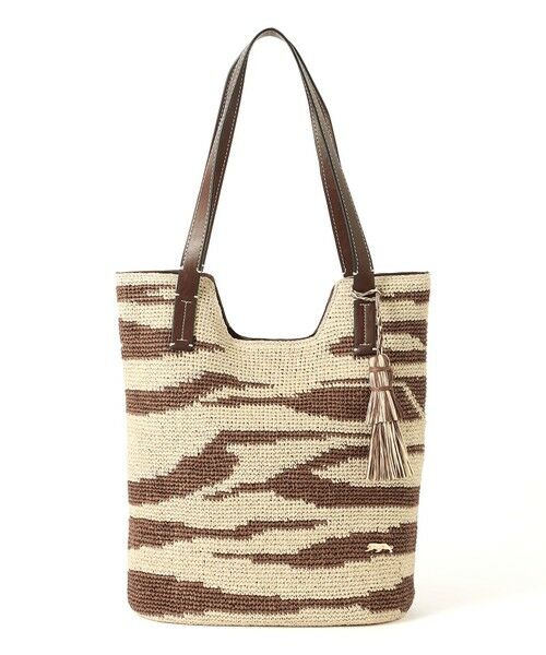 EVEX by KRIZIA / エヴェックス バイ クリツィア メッセンジャーバッグ・ウエストポーチ | ハンドニットバッグ（キャメル1）