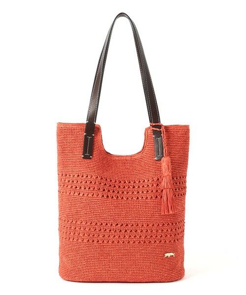 EVEX by KRIZIA / エヴェックス バイ クリツィア メッセンジャーバッグ・ウエストポーチ | ハンドニットバッグ（オレンジ1）