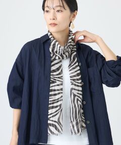 EVEX by KRIZIA / エヴェックス バイ クリツィア マフラー・ショール・スヌード・ストール | アニマルコットンストール