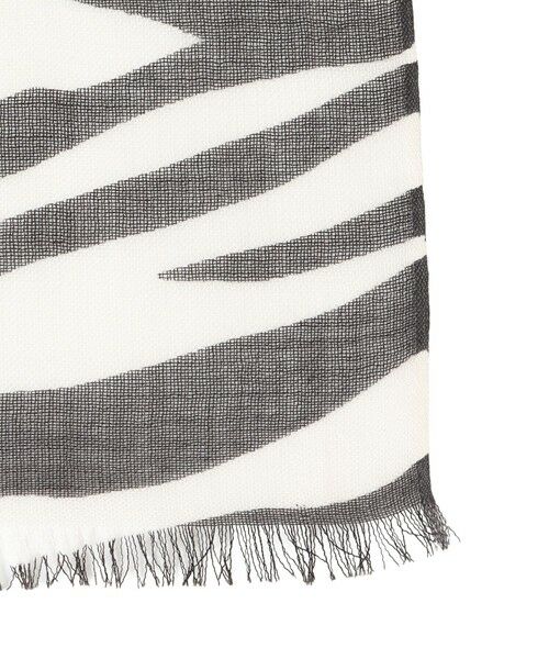 EVEX by KRIZIA / エヴェックス バイ クリツィア マフラー・ショール・スヌード・ストール | アニマルコットンストール | 詳細3