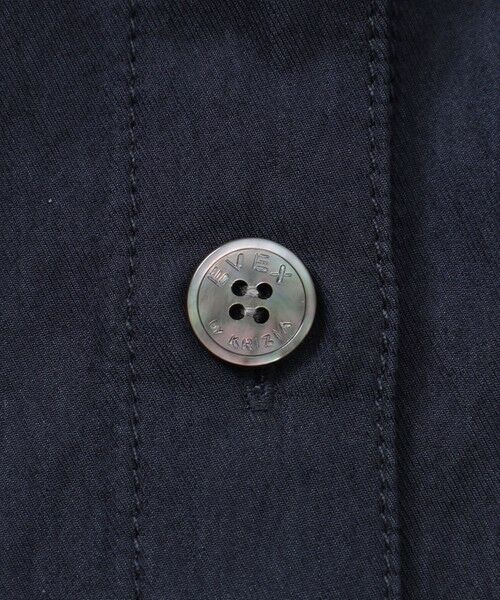 EVEX by KRIZIA / エヴェックス バイ クリツィア ノーカラージャケット | 【ウォッシャブル】デニムライクショートシャツジャケット | 詳細7