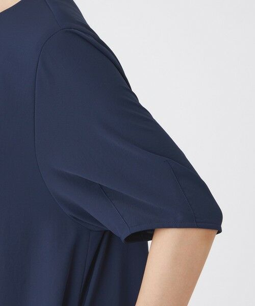 EVEX by KRIZIA / エヴェックス バイ クリツィア ロング・マキシ丈ワンピース | 【接触冷感・吸水速乾・遮熱・UV対策・マシンウォッシャブル】【キマル！シリーズ】キマルサテンワンピース | 詳細6