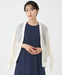 EVEX by KRIZIA / エヴェックス バイ クリツィア シャツ・ブラウス | 【ウォッシャブル】オーガンジーシャーディガン