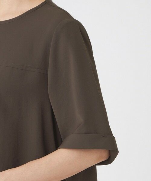 EVEX by KRIZIA / エヴェックス バイ クリツィア シャツ・ブラウス | 【接触冷感・吸水速乾・遮熱・UV対策・マシンウォッシャブル】【キマル！シリーズ】キマルサテンプルオーバーブラウス | 詳細7