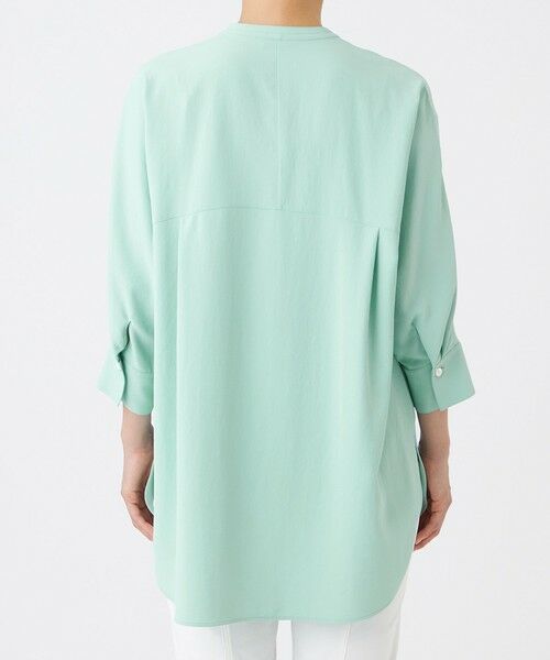 EVEX by KRIZIA / エヴェックス バイ クリツィア シャツ・ブラウス | 【接触冷感・吸水速乾・遮熱・UV対策・マシンウォッシャブル】【キマル！シリーズ】キマルサテンシャツ | 詳細6