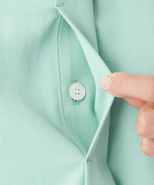 EVEX by KRIZIA / エヴェックス バイ クリツィア シャツ・ブラウス | 【接触冷感・吸水速乾・遮熱・UV対策・マシンウォッシャブル】【キマル！シリーズ】キマルサテンシャツ | 詳細9