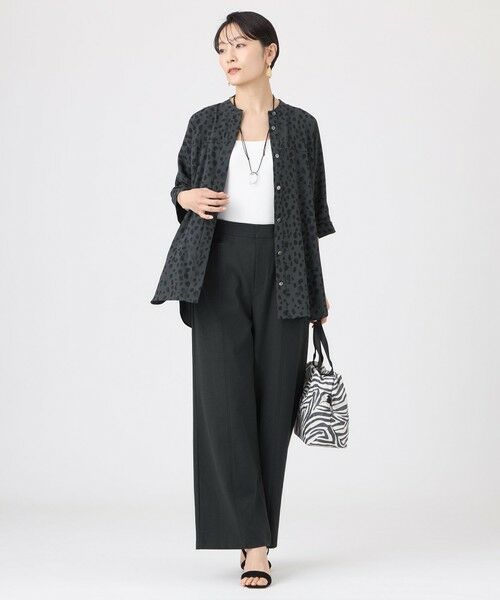 EVEX by KRIZIA / エヴェックス バイ クリツィア シャツ・ブラウス | 【カタログ掲載・吸水速乾・マシンウォッシャブル】チータードットプリントドルマンブラウス | 詳細2