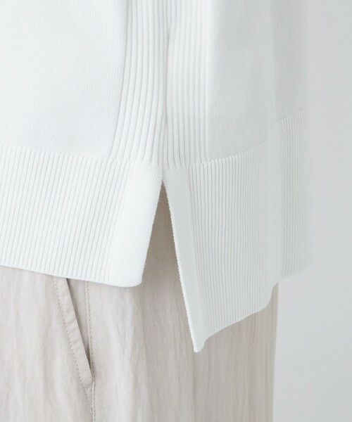 EVEX by KRIZIA / エヴェックス バイ クリツィア ニット・セーター | 【カタログ掲載・ウォッシャブル】クロッシングメッシュニットプルオーバー | 詳細9
