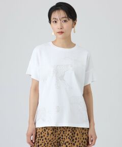 EVEX by KRIZIA / エヴェックス バイ クリツィア カットソー | 【カタログ掲載・ウォッシャブル】クリアチータープリントカットソー