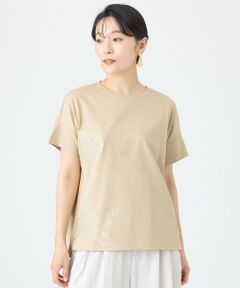 EVEX by KRIZIA / エヴェックス バイ クリツィア カットソー | 【カタログ掲載・ウォッシャブル】クリアチータープリントカットソー