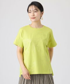 EVEX by KRIZIA / エヴェックス バイ クリツィア カットソー | 【カタログ掲載・ウォッシャブル】クリアチータープリントカットソー