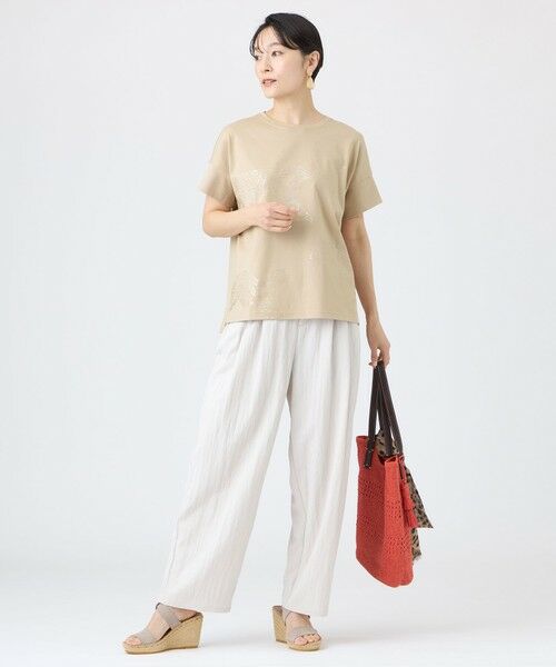 EVEX by KRIZIA / エヴェックス バイ クリツィア カットソー | 【カタログ掲載・ウォッシャブル】クリアチータープリントカットソー | 詳細3