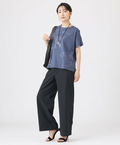 EVEX by KRIZIA / エヴェックス バイ クリツィア カットソー | 【カタログ掲載・ウォッシャブル】クリアチータープリントカットソー | 詳細2