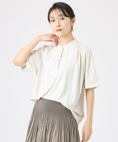 EVEX by KRIZIA / エヴェックス バイ クリツィア カットソー | 【接触冷感・マシンウォッシャブル】コンチェロプルオーバーブラウス