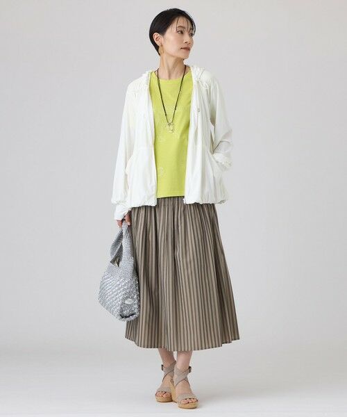 EVEX by KRIZIA / エヴェックス バイ クリツィア カットソー | 【カタログ掲載・接触冷感・吸水速乾・UV対策・マシンウォッシャブル】コンチェロラッシュガードパーカー | 詳細1