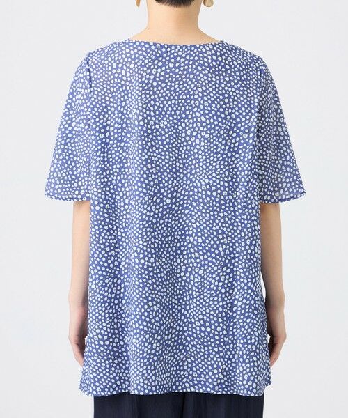 EVEX by KRIZIA / エヴェックス バイ クリツィア カットソー | 【接触冷感・マシンウォッシャブル】ミニチータープリントコンチェロカットソー | 詳細5